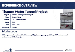 Thames Tideway Tunnel Project